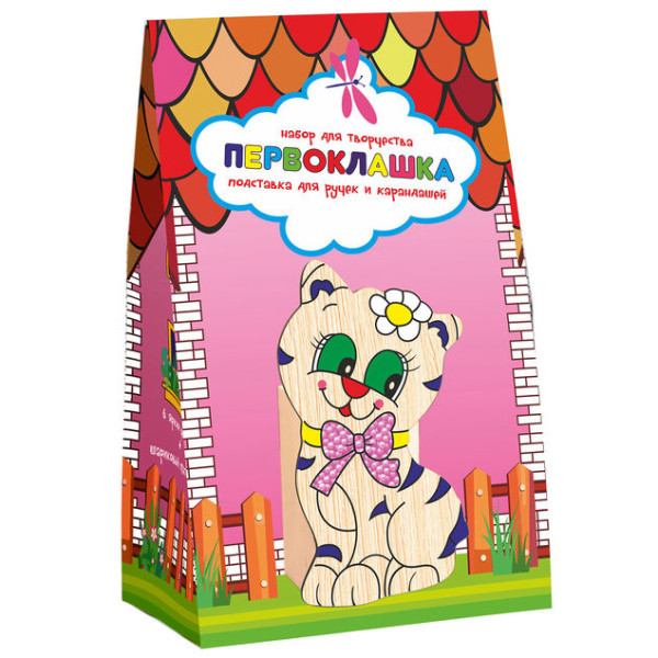 

Набор для творчества Strateg Подставка для ручек Котик (8004)