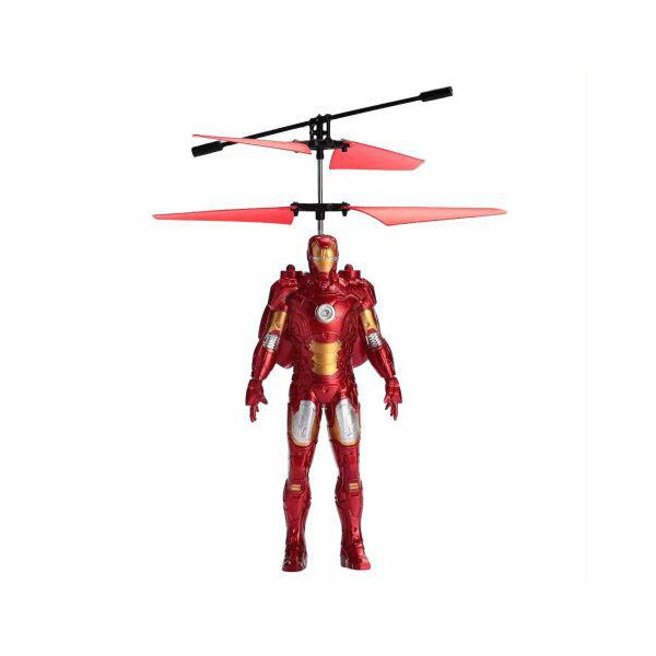 

Интерактивная игрушка SUNROZ Flying Avengers 2 летающий робот супергерой Железный человек Красный (SUN0898)