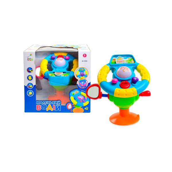 

Музыкальный руль Toysi Маленький водитель Разноцветный (TOY-54462)