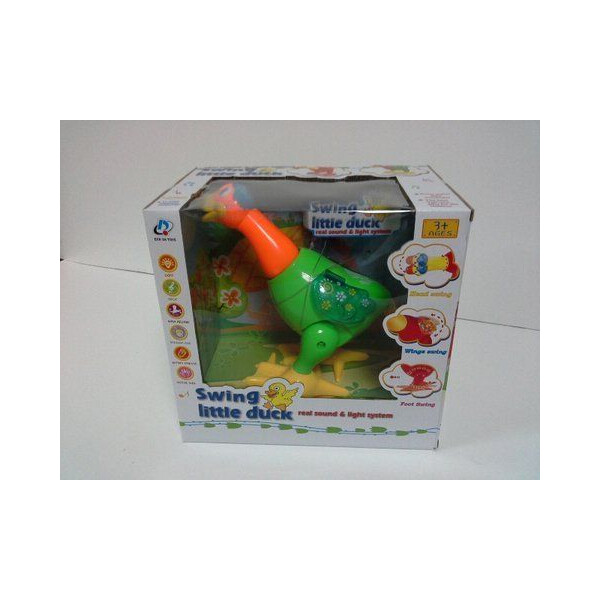 Музыкальная игрушка QUN DA TOYS Уточка Зеленый (TOY-16749)