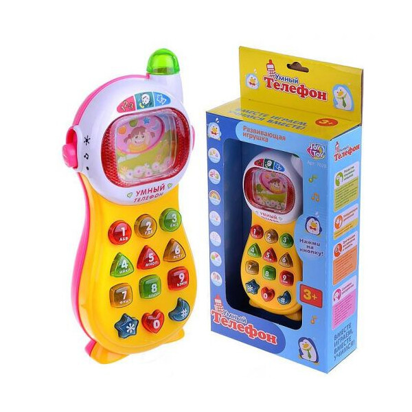 

Умный Play Smart телефон Желто-розовый (TOY-105857)