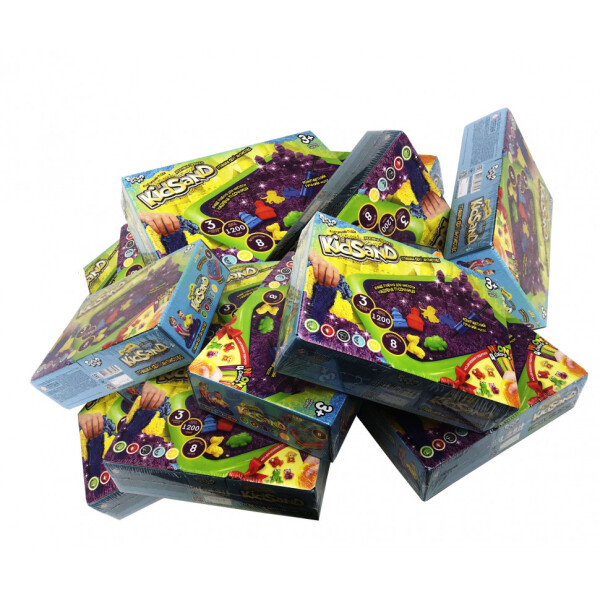 

Комплект креативного творчества Danko Toys "Кинетический песок" 1200 г+пісочниця (8096DT)