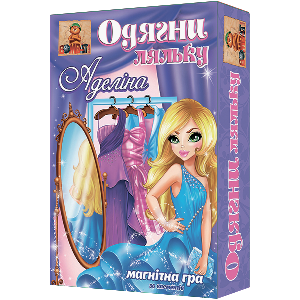 

Игра на магнитах «Одень куклу. Аделина» Bombat (800132)