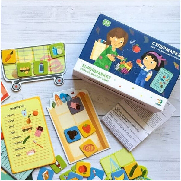 

Мемо Игра DoDo Toys Изучаем Английский, Супермакет (300147)
