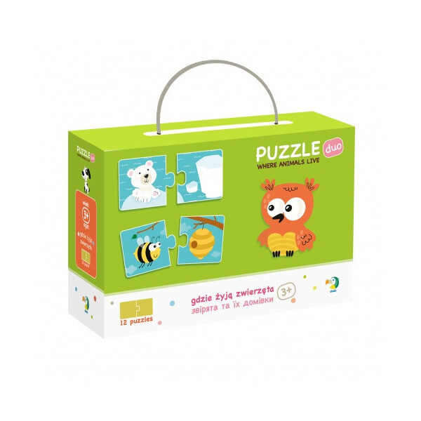 

Пазл Danko Toys Зверята и их домики (300117)