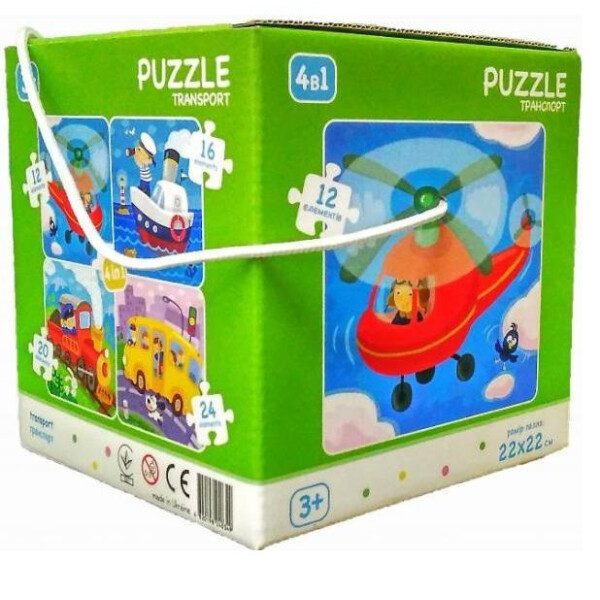 

Пазл Danko Toys 4 в 1 Транспорт (300132)