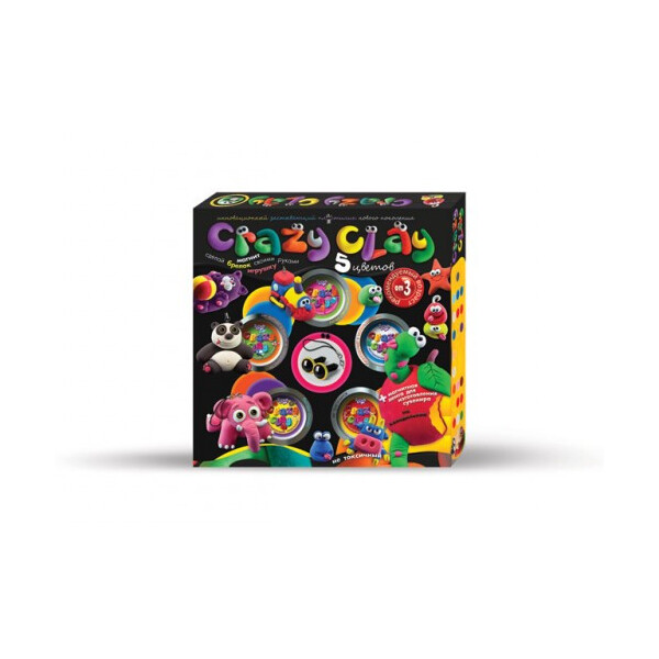 

Пластилин Danko Toys CRAZY CLAY средний (CRC-01)