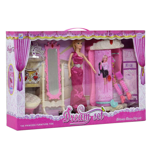 

Игровой набор Le Jin Toys «Кукла с мебелью» (589-2)
