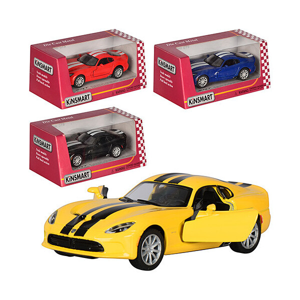 

Иннерционная машинка Kinsmart SRT Viper GTS 1:36 (КТ5363)