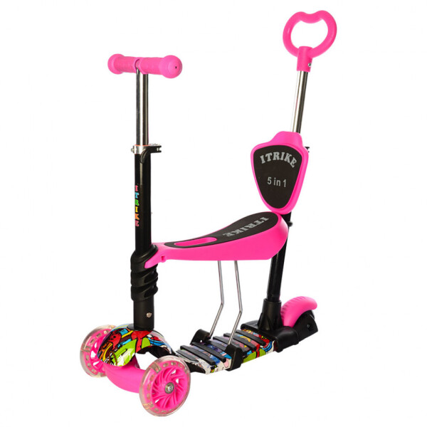 

Самокат iTrike JR 3-058-K (Розовый) (JR 3-058-K(Pink))