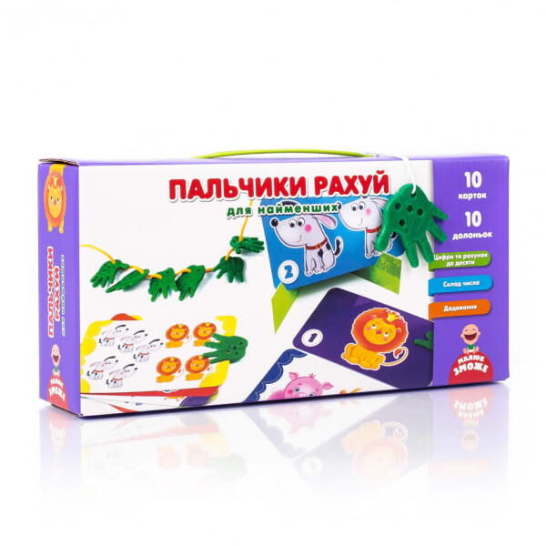 

Игра с пуговицами "Пальчики считай" для самых маленьких Vladi Toys (укр) (VT2905-08)