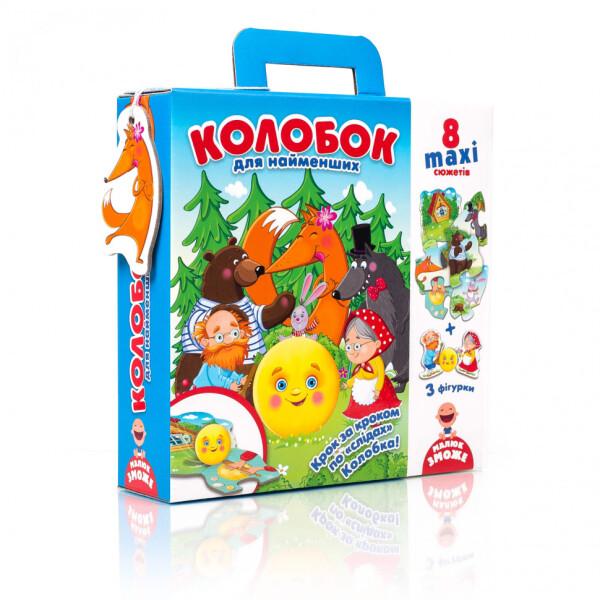 

Макси пазлы для самых маленьких Vladi Toys Колобок (укр) (VT2909-09)
