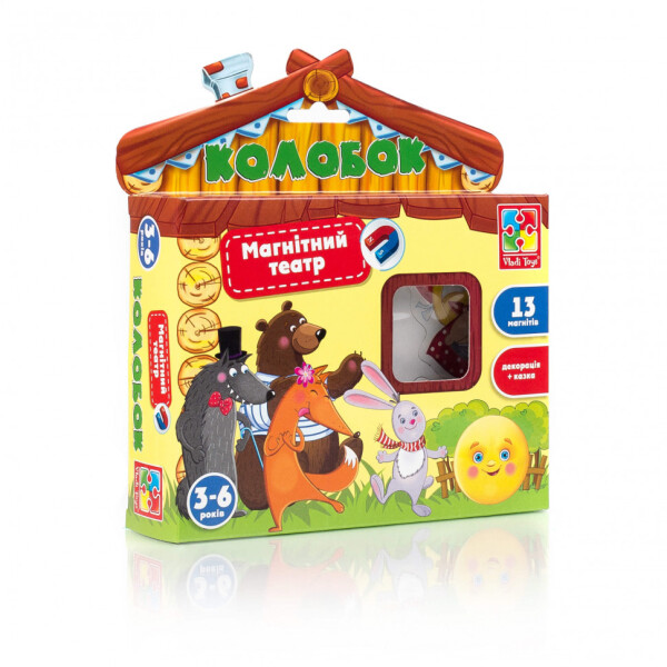 

Игра настольная Vladi Toys Магнитный театр "Колобок" (укр) (VT3206-26)