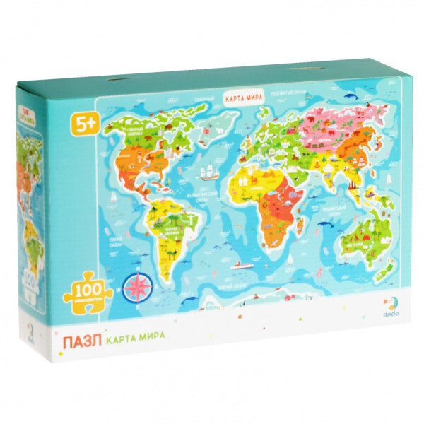 

Пазл DoDo Toys Карта Мира (300110/100110)