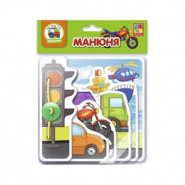 

Игра-книжечка "Манюня. Транспорт" VT2222-06 (укр)