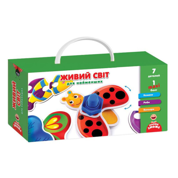 

Игра с болтами "Живой мир" для самых маленьких VT2905-10 (укр)