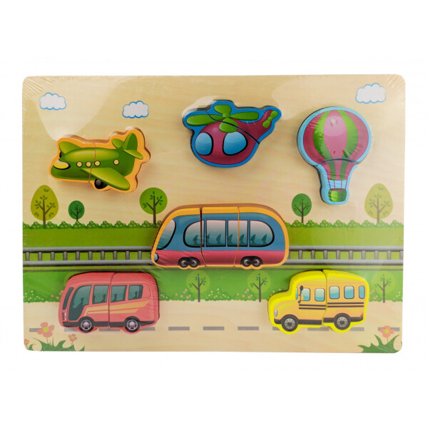 

Деревянная игрушка Рамка-вкладыш MD 1186 (Транспорт)