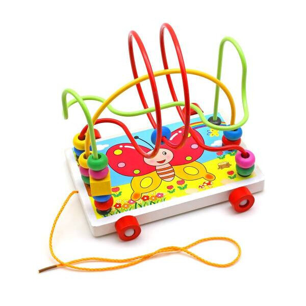 

Деревянная игрушка Каталка MD 0320 (Бабочка)
