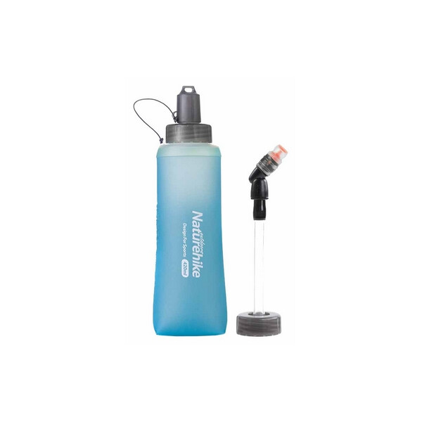 

Бутылка для воды спортивная Naturehike NH17S028-B Soft Flask - голубая, 0,42 л (6927595724361)