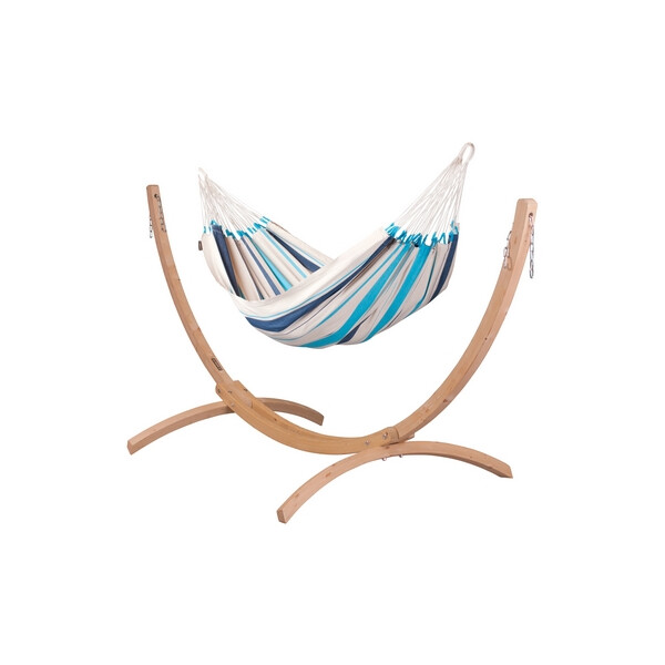 

Гамак со стойкой La Siesta Aqua Blue (CIH143CNS121)