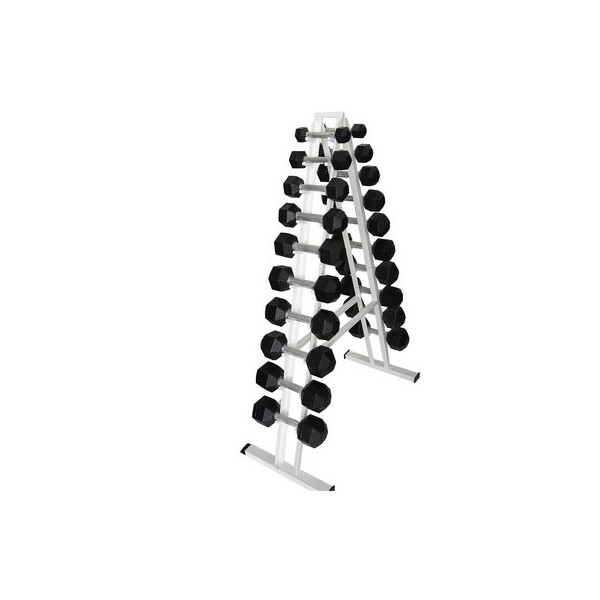 

Гантельный ряд Newt Profi от 1 кг до 10 кг со стойкой