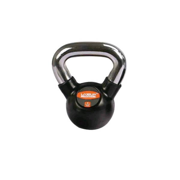 

Гиря обрезиненная Live Up Rubber Kettel Dumbell 4 кг