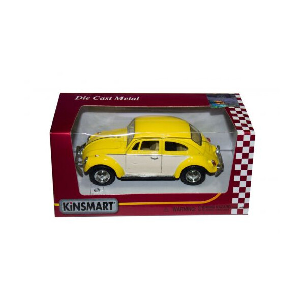 

Машинка KINSMART Volkswagen Classical Beetle (желтая) KT5375WY