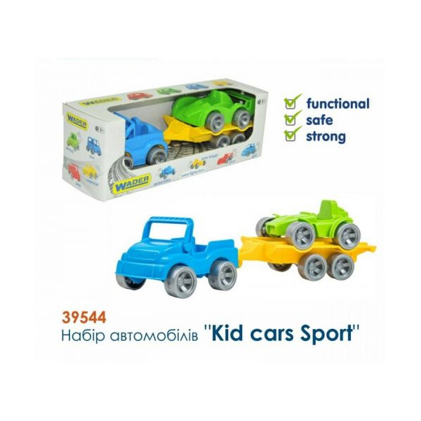 

Набор авто Kid cars Sport 3 ел. (джип + багі) 39544