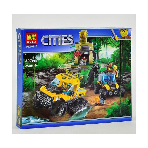 

Конструктор Cities: опасные джунгли 10710 (397 деталей)