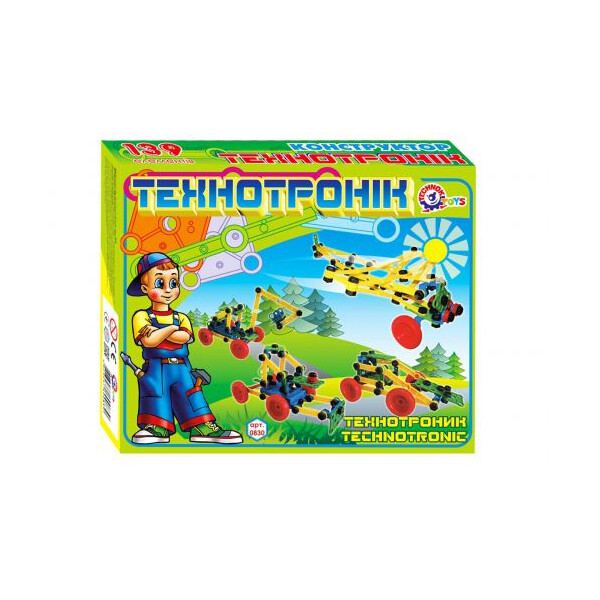 

Конструктор Технотроник ТехноК, 139 дет 0830