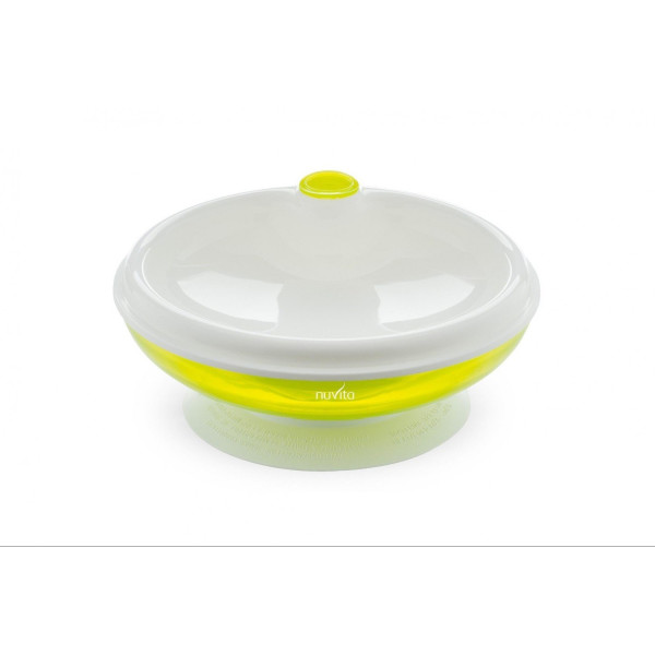 

Тарелка малыша Nuvita с подогревом 6м+ Салатовая (NV1427Lime)