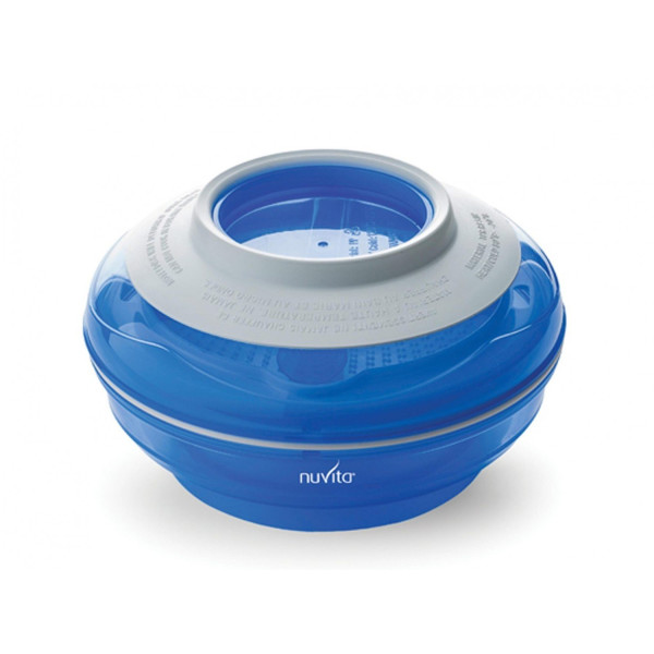 

Тарелка малыша Nuvita 4в1 6м+ Синяя (NV1465Pink)