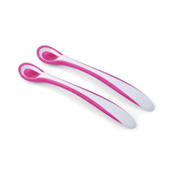 

Набор ложечек с термоиндикатором Nuvita Easy Eating 6м+ 2 шт. Розовая (NV8485Pink)