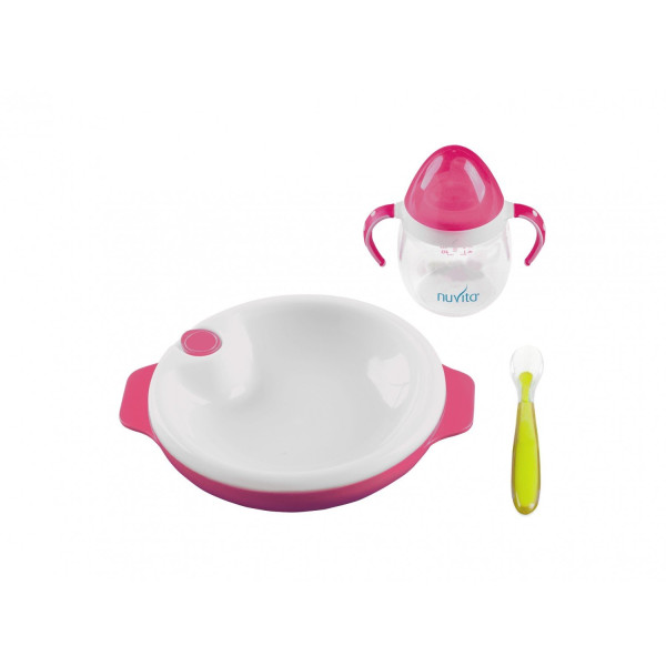 

Набор для кормления Nuvita 6м+ Розовый 3 предмета. (NV1491Pink)