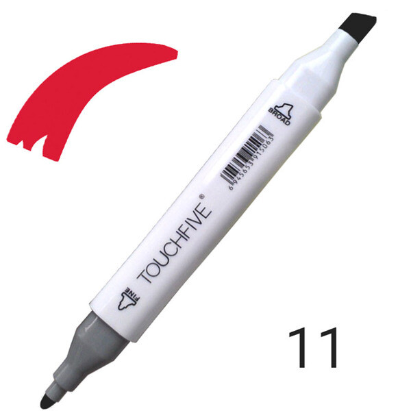 

Маркер двусторонний TouchFive (Touch) №12 Coral Red (Коралловый красный) (TF2209-12)
