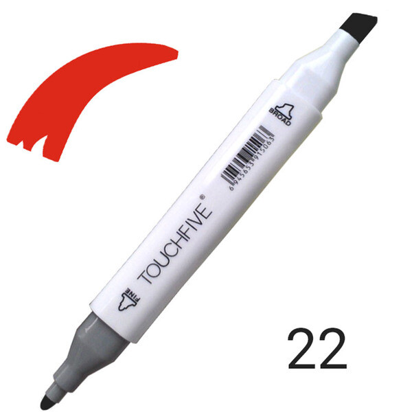 

Маркер двусторонний TouchFive (Touch) №23 Orange (Оранжевый) (TF2209-23)