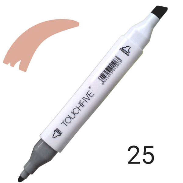 

Маркер двусторонний TouchFive (Touch) №26 Pastel Peach (Персиковый пастельный) (TF2209-26)