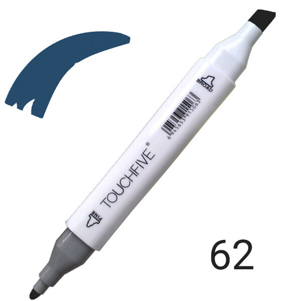

Маркер двусторонний TouchFive (Touch) №63 Cerulean Blue (Церулиум синий) (TF2209-63)