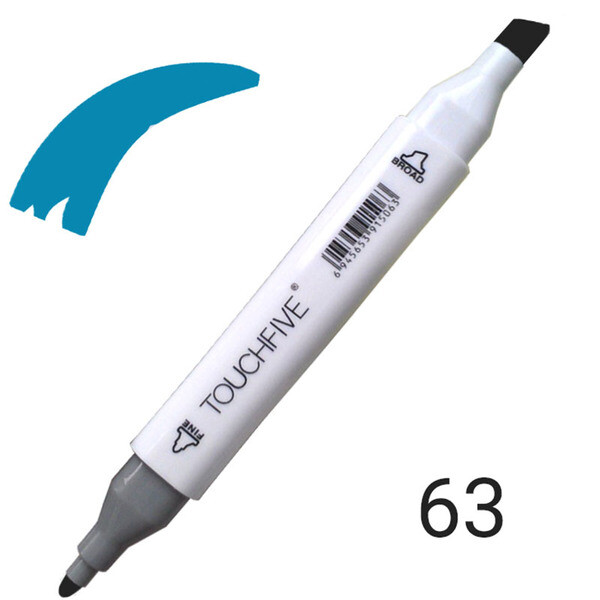 

Маркер двусторонний TouchFive (Touch) №64 Indian Blue (Индийский синий) (TF2209-64)