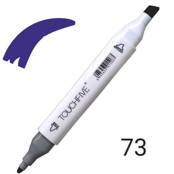 

Маркер двусторонний TouchFive (Touch) №74 Brilliant Blue (Синий блестящий) (TF2209-74)