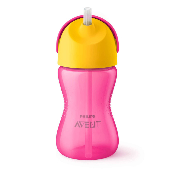 

Чашка AVENT с трубочкой 300 мл. 12+ розовый (SCF798/02)