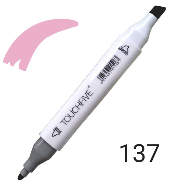 

Маркер двусторонний TouchFive (Touch) №138 Light Pink (Светло-розовый) (TF2209-138)