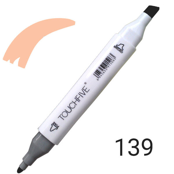 

Маркер двусторонний TouchFive (Touch) №140 Light Orange (Оранжевый светлый) (TF2209-140)