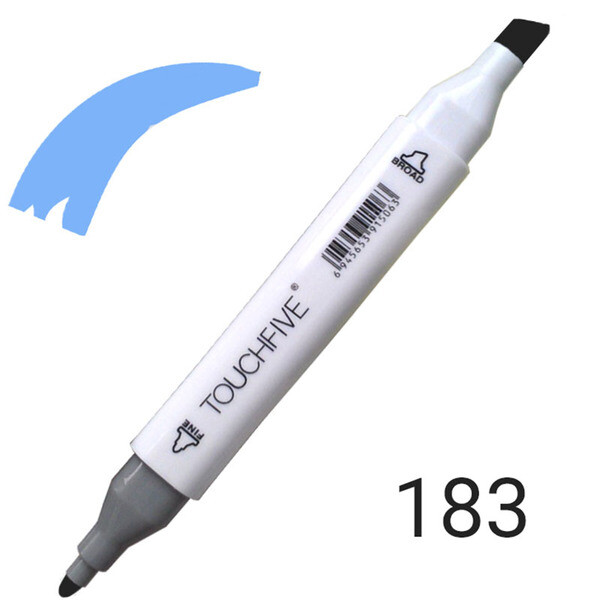 

Маркер двусторонний TouchFive (Touch) №185 Pale Blue Light (Синий светлый бледный) (TF2209-185)