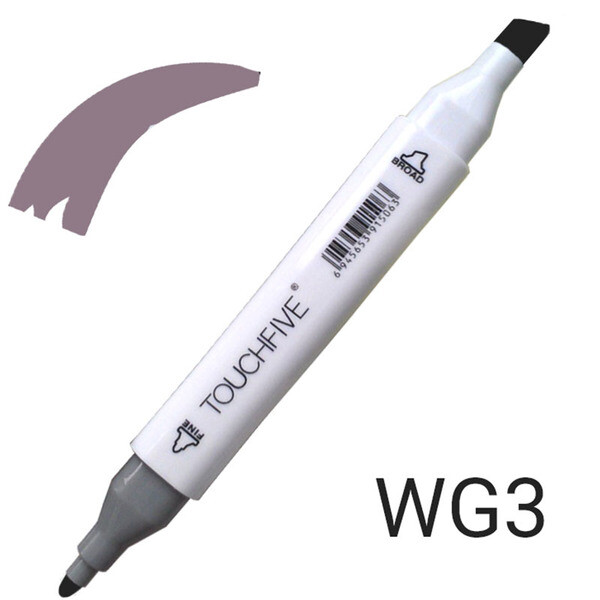

Маркер двусторонний TouchFive (Touch) № WG4 Warm Grey (Теплый серый) (TF2209-WG4)