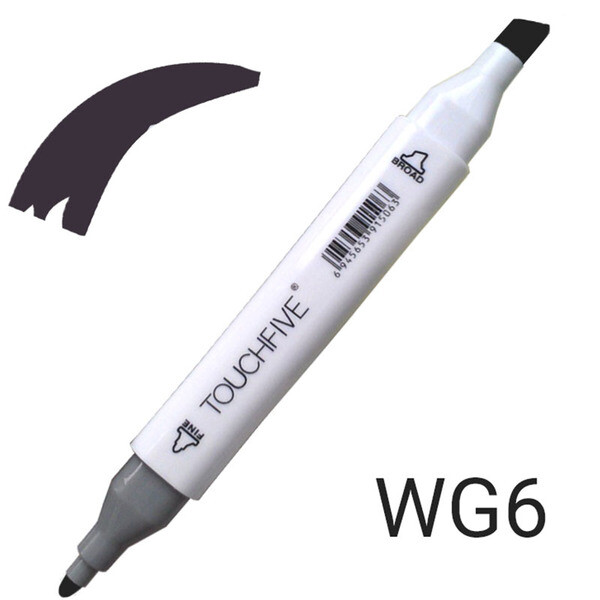 

Маркер двусторонний TouchFive (Touch) № WG7 Warm Grey (Теплый серый) (TF2209-WG7)