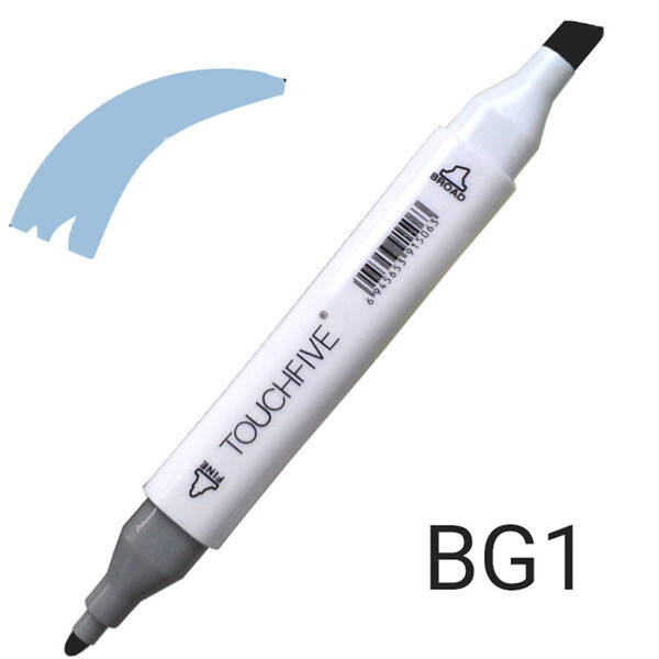 

Маркер двусторонний TouchFive (Touch) № BG3 Blue Grey (Сине-серый) (TF2209-BG3)