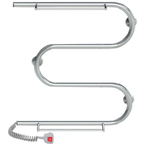 

Полотенцесушитель электрический Q-TAP Snake shelf (CRM) 500x500 LE