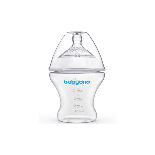 

Бутылочка для кормления антиколиковая BabyOno Natural Nursing, 180 мл (1450)