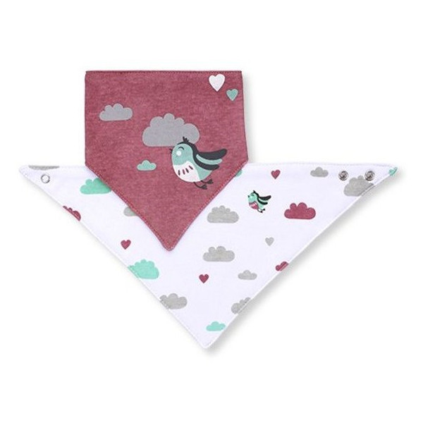 

Шейный платок–слюнявчик BabyOno Birds, 2 шт. (879/01)